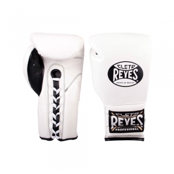 GUANTES CON AGUJETA  OZ. BLANCO | CLETO REYES